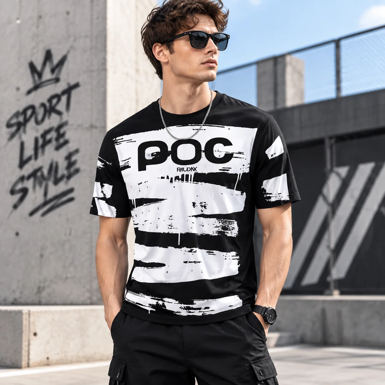 2026 New Breathable Summer Print Outdoor Gear Moisture-Wicking Bicycle Sportswear Short Sleeve T-Shirt Sports Training T-shirt