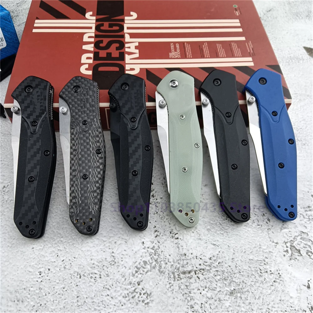 6 Models BM 940 Osborne Portable Folding Knife D2 Blade Carbon Fiber Handles Outdoor Hunting Hiking Pocket Knife Tactical Tools