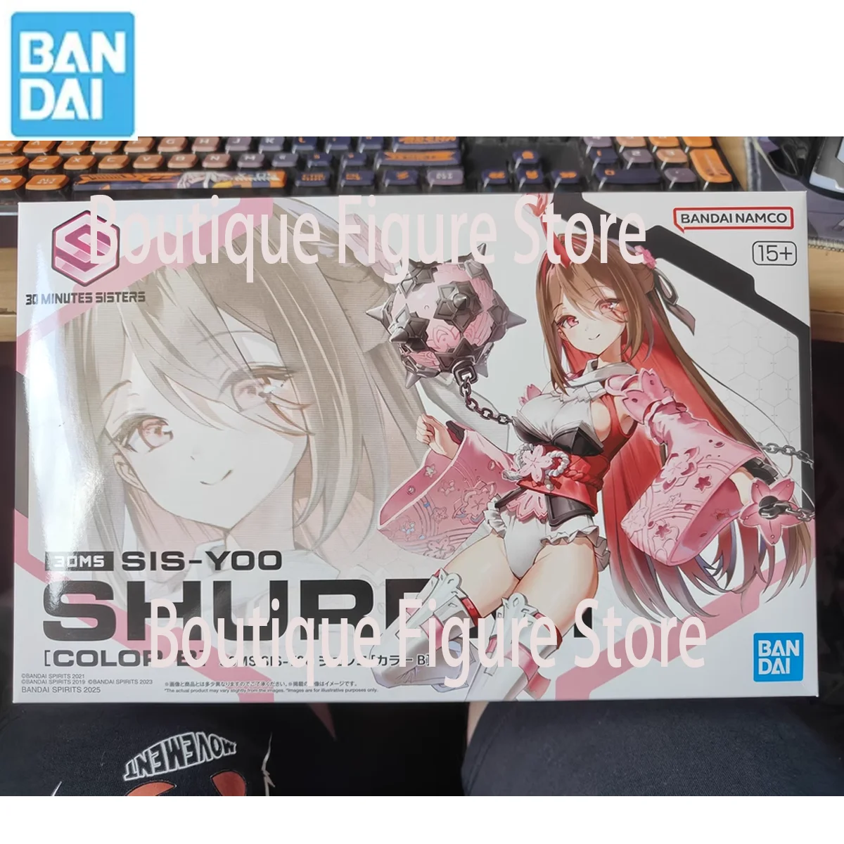 

Mobile Suit Girl SHURX COLORB 30Ms SIs-Y00 Bandai Original Assemble Personalized Anime Action Figure Assembly Model Toys Gifts