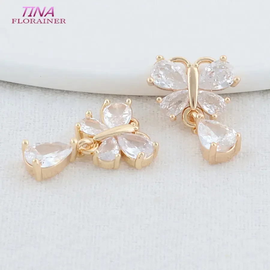 

Латунные подвески в виде бабочки, 4 шт., 12,5 х18 мм, цвет 14 к золота, ожерелье, серьги, принадлежности для изготовления ювелирных изделий, аксессуары