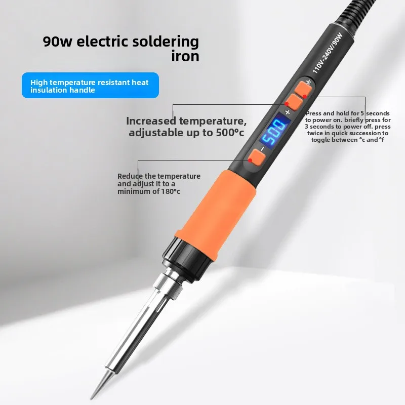 Effective Lithium Battery 21V Rechargeable Lithium Battery Electric Soldering Iron Wireless Portable 90W Electric Iron Solder
