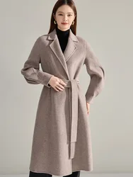 Winter Black Coat Women's Bubble Sleeve Temperament Collar Coat 2024 Autumn New Fashion Casual Wrinkle Coat Women 22153