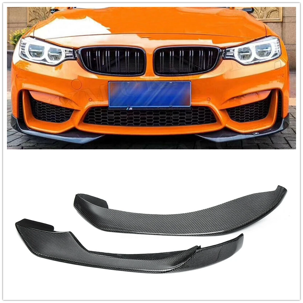 

Front Side Splitter Lip Lower Air Intake Vent Spoiler Corner Cover For BMW F80 M3 F82 F83 M4 Sedan Coupe Convertible 2014-2019