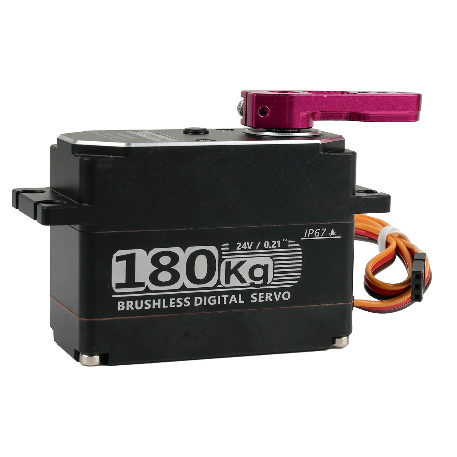 

180KG Digital Servo BLS53180-12V Waterproof IP67 12V High Voltage Brushless Motor 180°/270° Adjustable