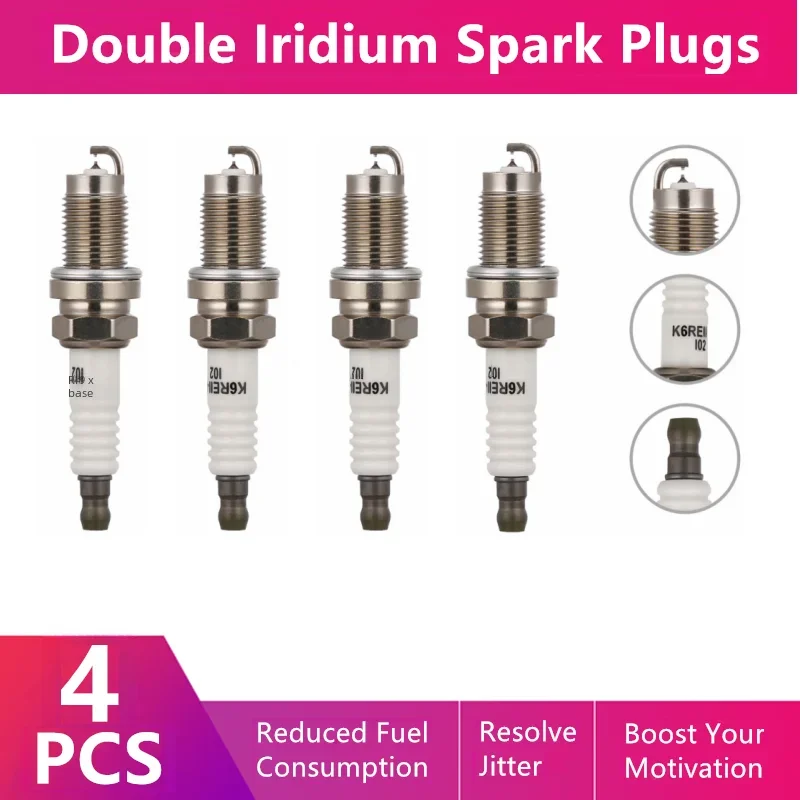 Double Iridium Spark Plug C-05 For Skoda Yeti Auto Parts Pzfr6r