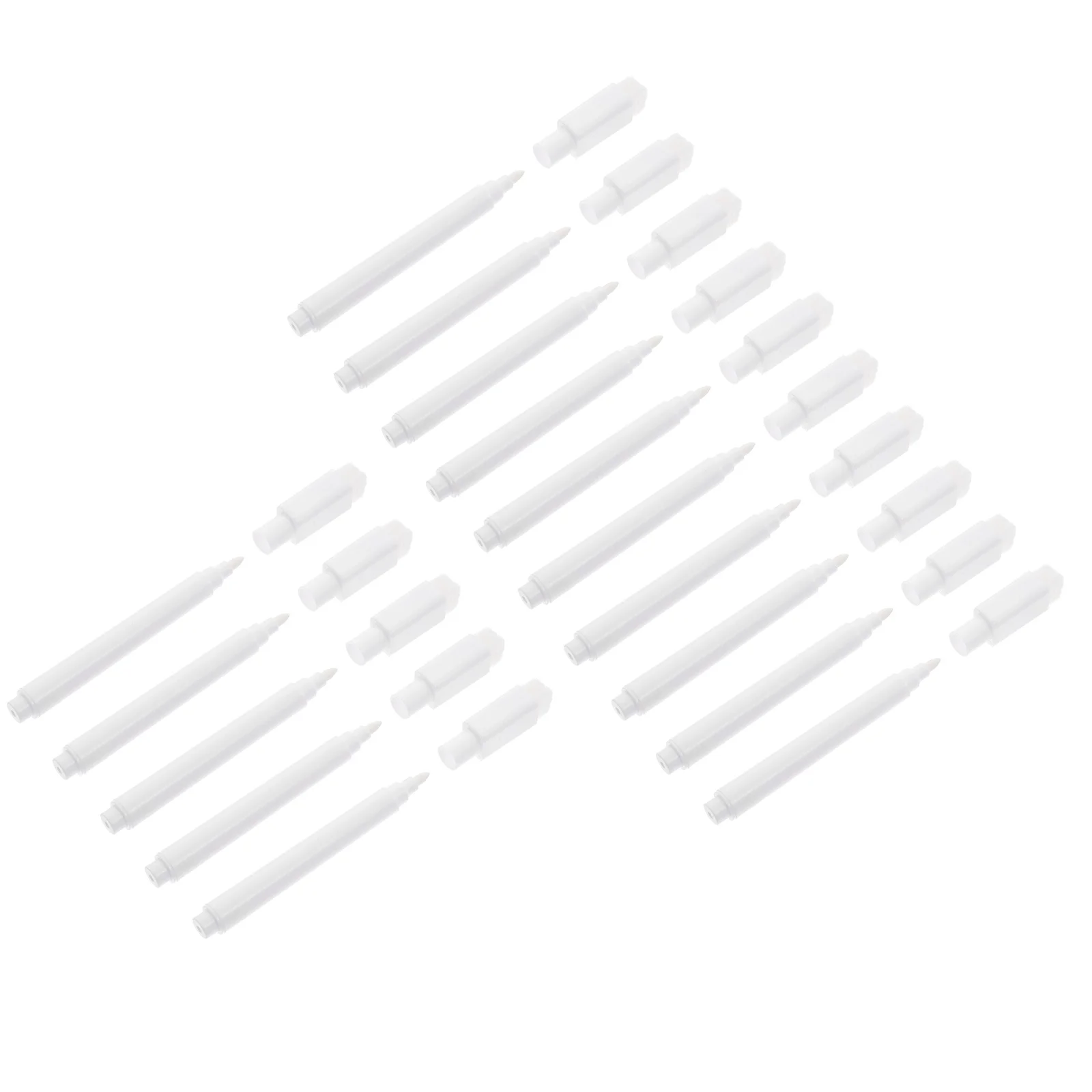 15 Pcs White Chalkboard Pen Bistro Markers Liquid Writing Supplies Pens for Glass Window Plastic Drawing