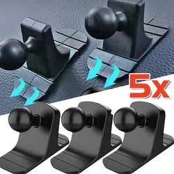 Car Cell Phone Holder Base 17mm Ball Head Base Dashboard Mounting Suction Cup Anti-slip Bracket Air Outlet Clip Car Accessories