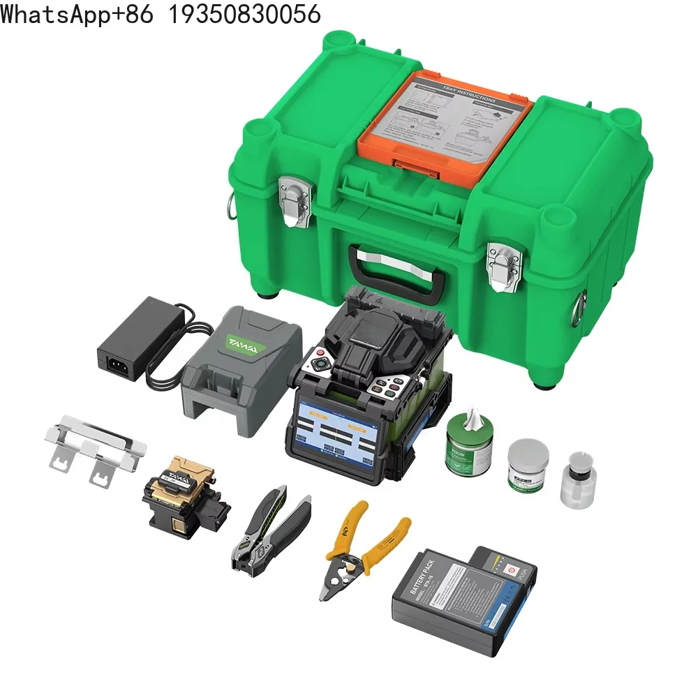 Spanish French Portuguese   Trunk Fusion Splicer Six Motors Core to Core Alignment Splicer Machine