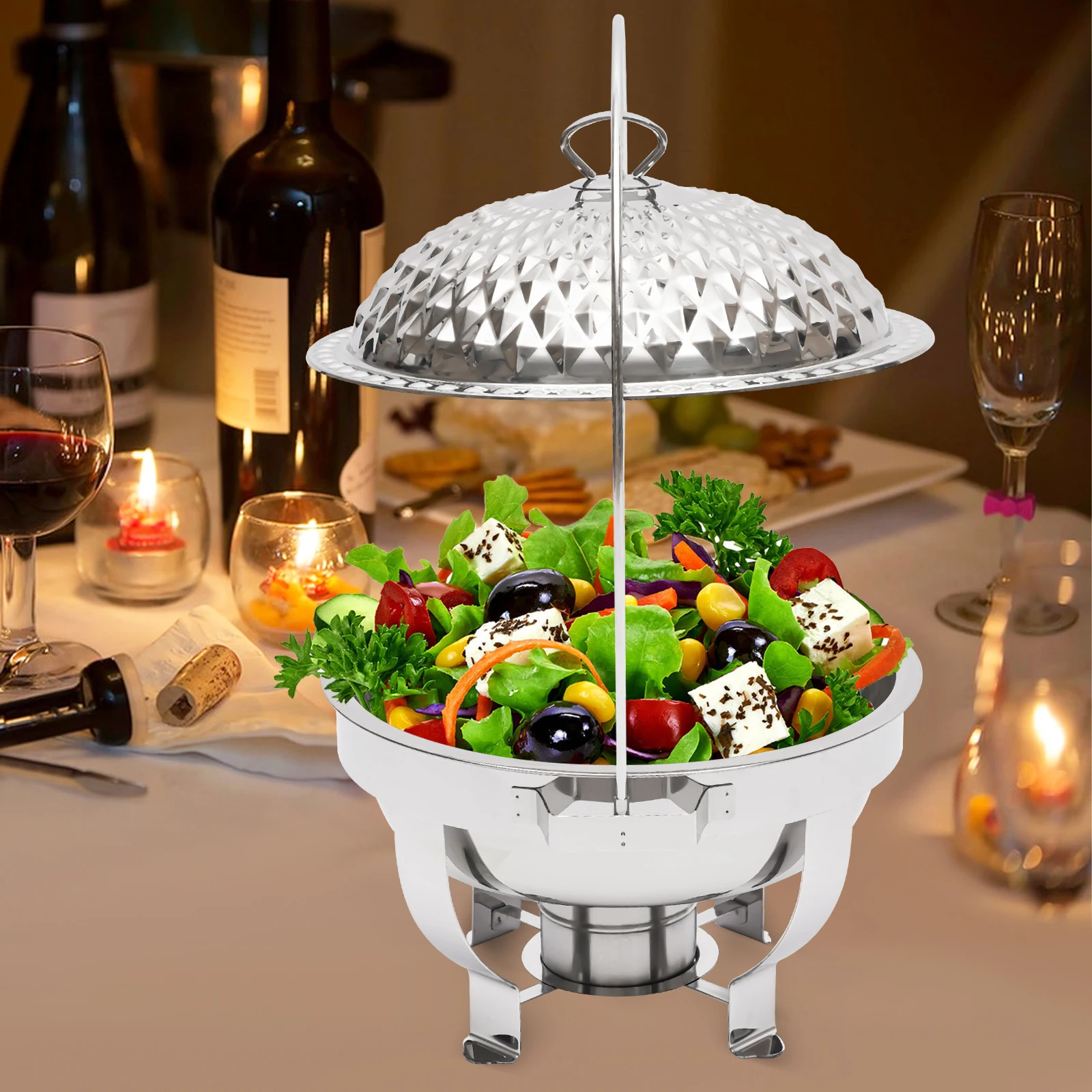 

Diamond Hanging Stove Silver 4.5L For Home Restaurant Cook, Home Kitchenware