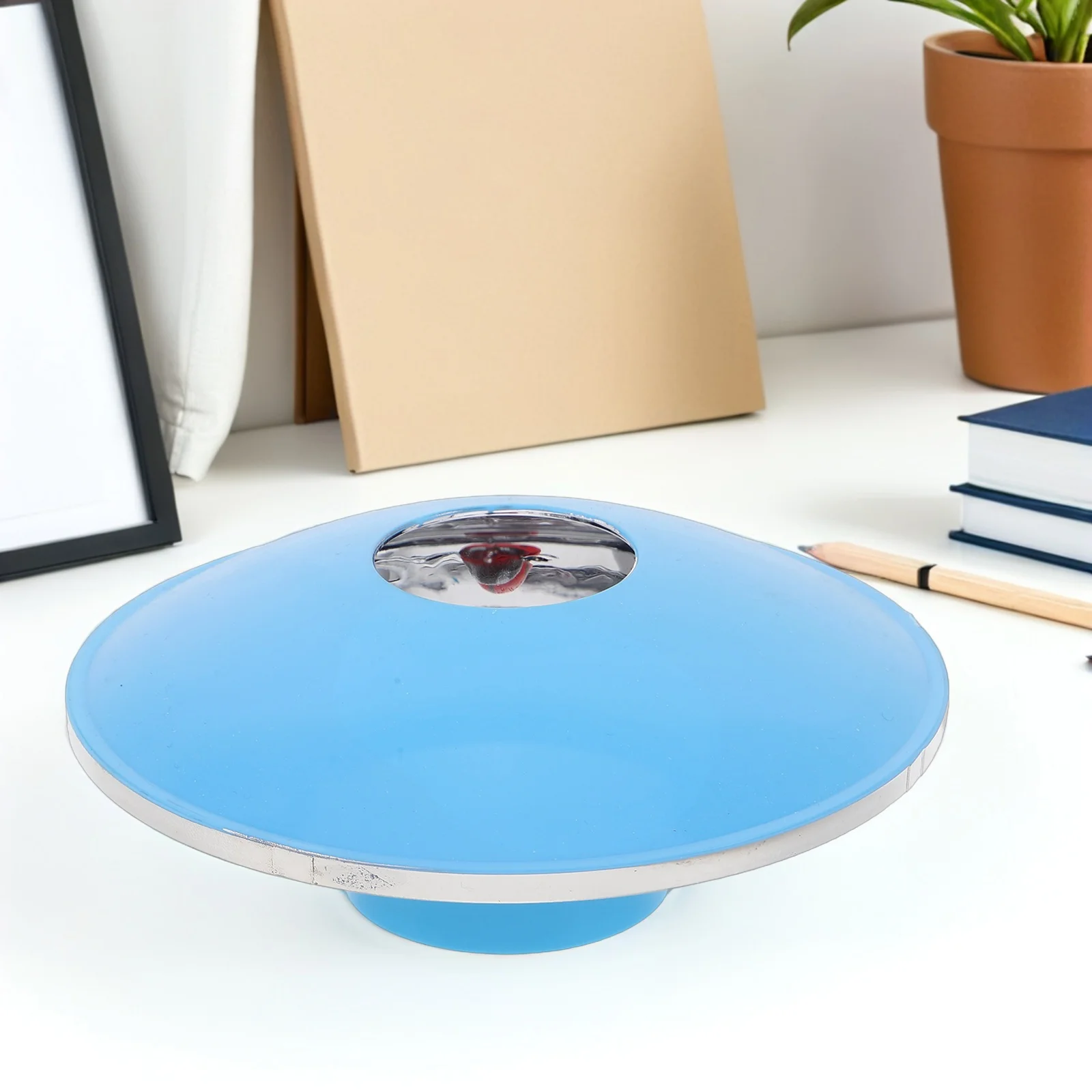 صانع الوهم ميراسكوب ثلاثي الأبعاد عرض الهولوغرام الأزرق مع تقنية المرآة المكافئة للأطفال تجربة علمية تعليمية