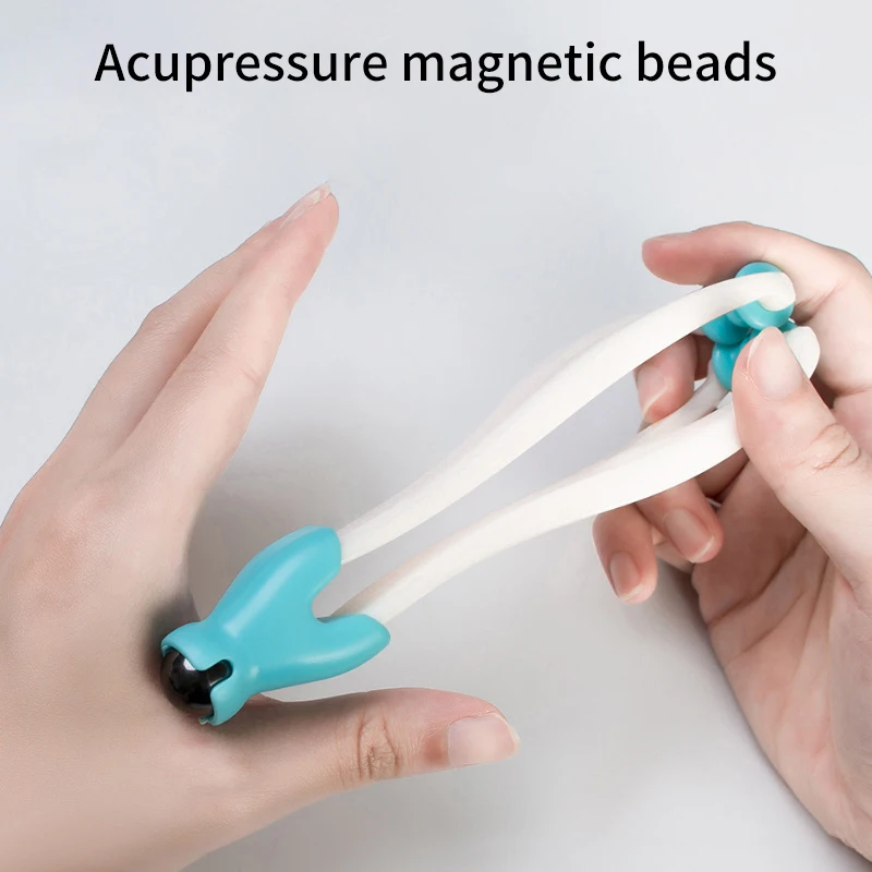 Rollers Finger Massager Mini Finger Joints Massager With Elastic Handle For Finger Blood Circulation And Muscle Relaxation