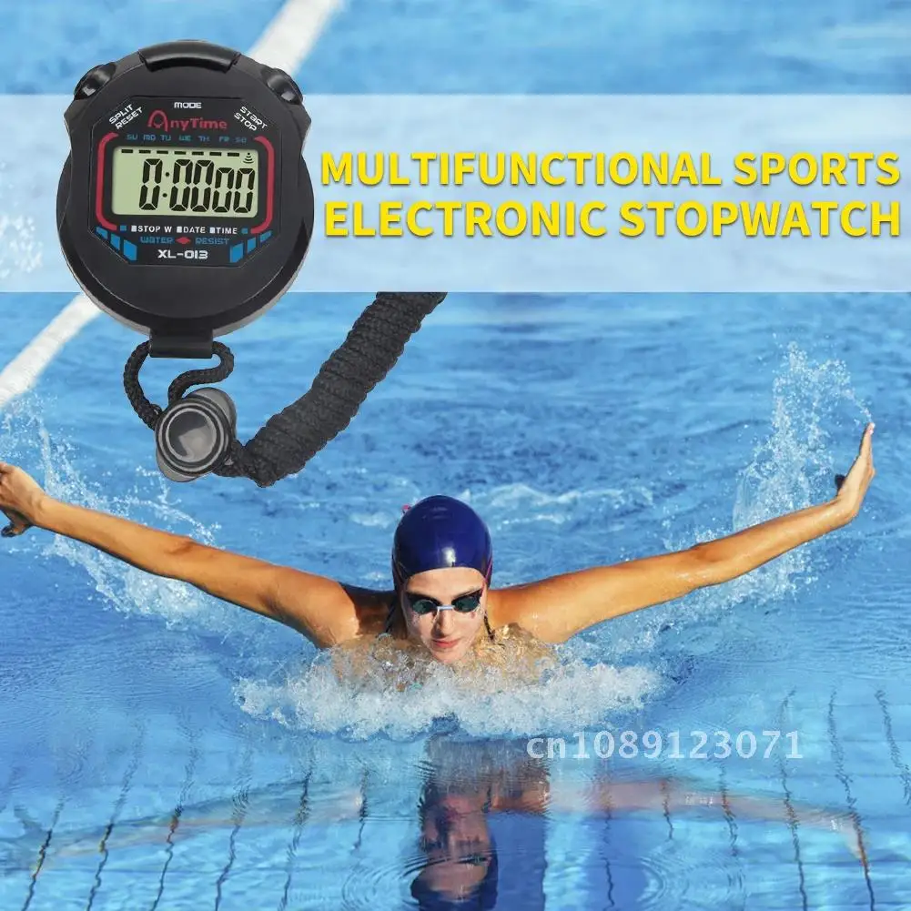 

Digital Running Stopwatch Sports Timer Kitchen Cooking Shower Study Timing Count up Manual Electronic Countdown Home Gadgets