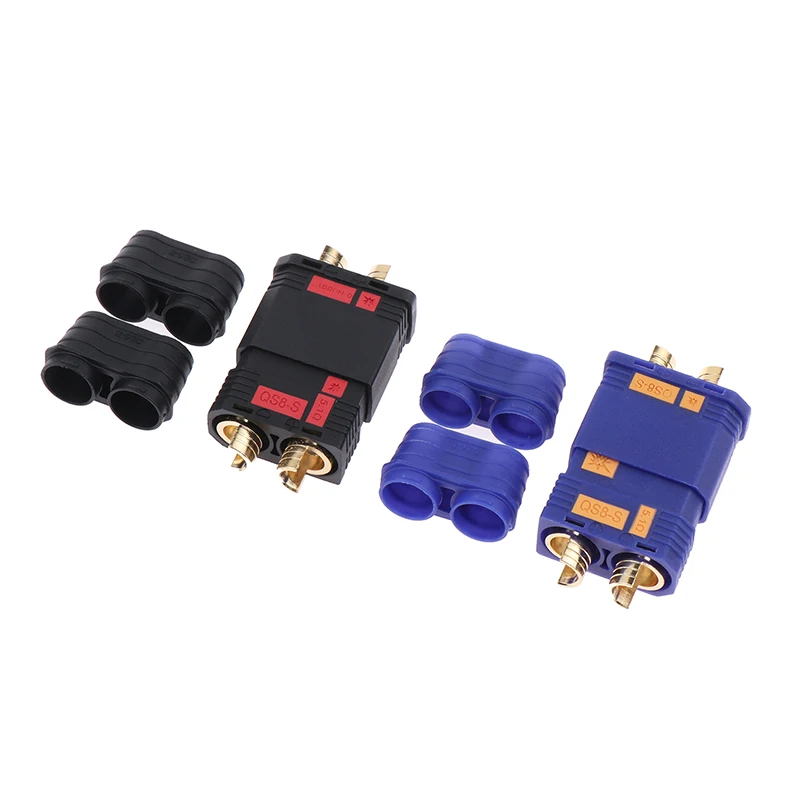 QS8-S Heavy Duty Battery Connector Anti-Spark Gold Connector Large Power Plug For RC Plant Protection Drone Car Model