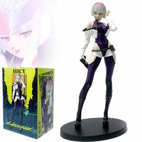 22cm Cyberpunk #2077 Edgerunners Anime Figure Super Hacker Edge Walker Lucy Action Figure Collection Model Doll Toys