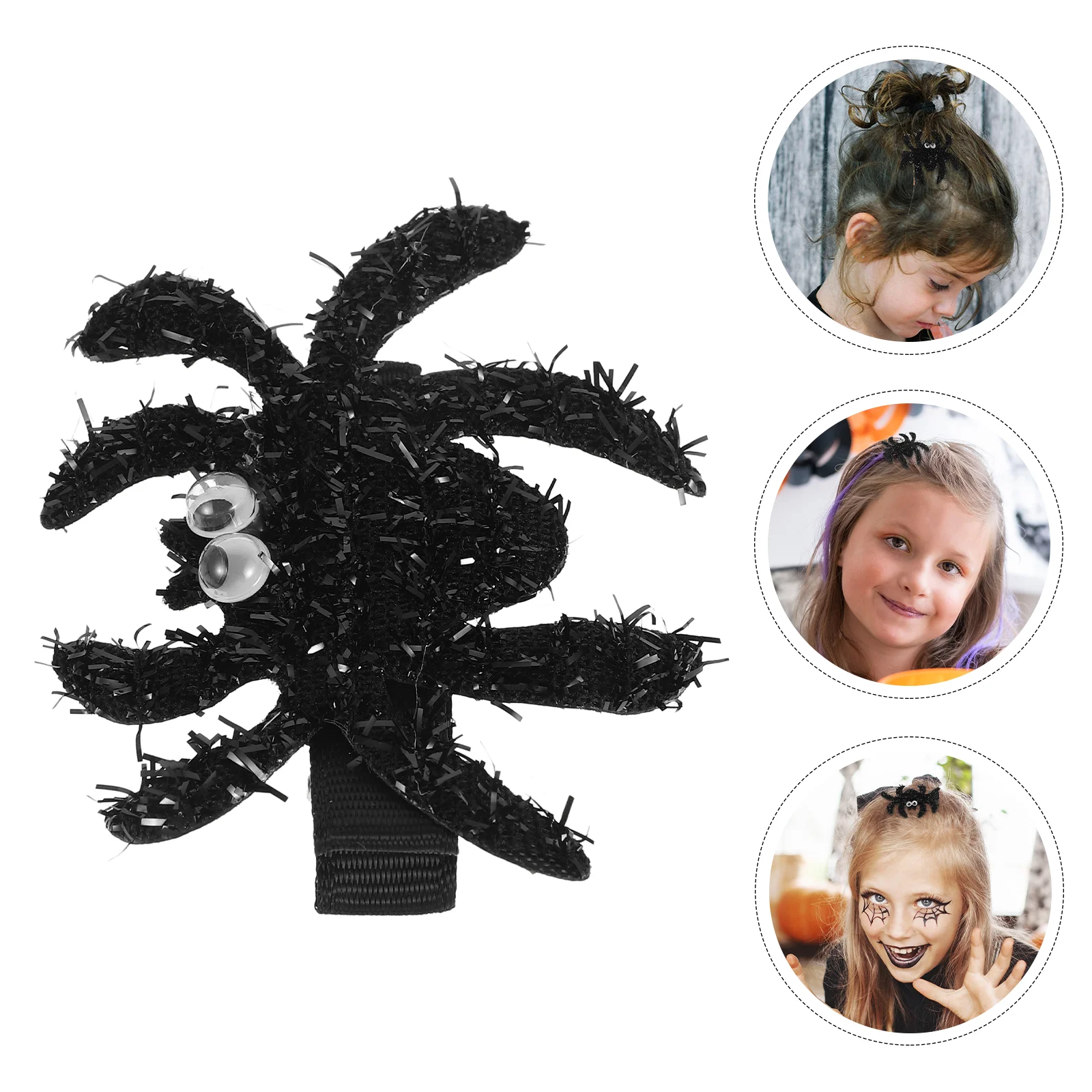 

Alligator Hair Clips for Women Halloween Spider Barrettes Women's Shape Flapper Headpiece