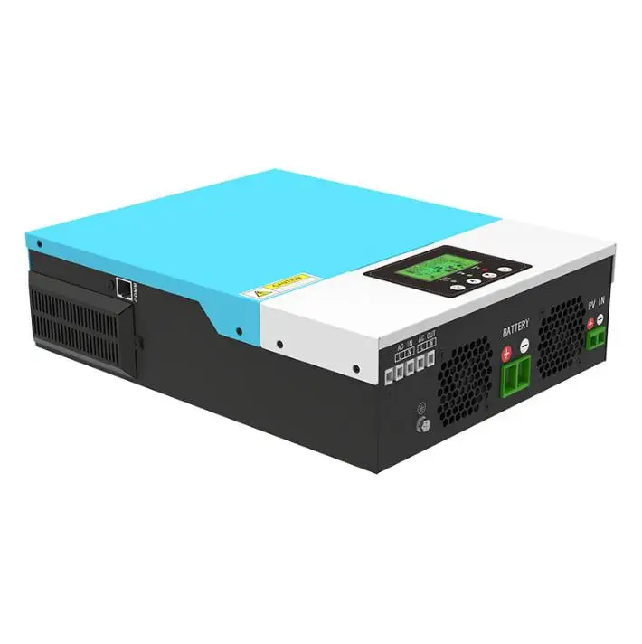 2.4kW solar reverse controller all-in-one 24V to 220V MPPT 90-430V pv off-grid high frequency inverter