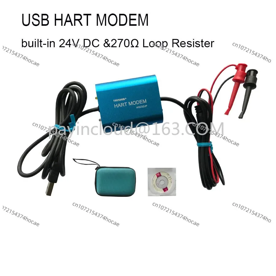 

2023 Hot Sale WS232UP USB Hart Modem Protocol Transmitter Hart Communicator 475 375 With 24VDC Built-in Loop Resistor Modem New