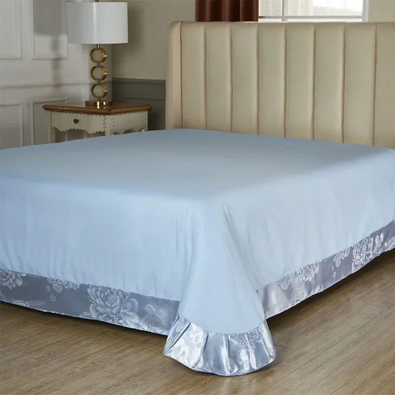 Queen Sheet Bed Linen Skirt Cotton Hairy Winter Mattress King 2 Seater Double Nordic Bedding Set Bedsheets Satin Paintings Pink