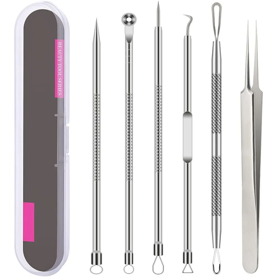 6PCS Pimple Removal Tool Kit for Face Cleaning