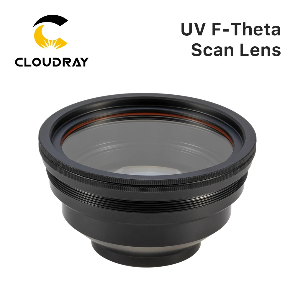 Cloudray 355nm UV F-theta Lens Focus Lens Laser F100-F1090 M85 Scan Field for YAG Fiber Laser Galvo Machine