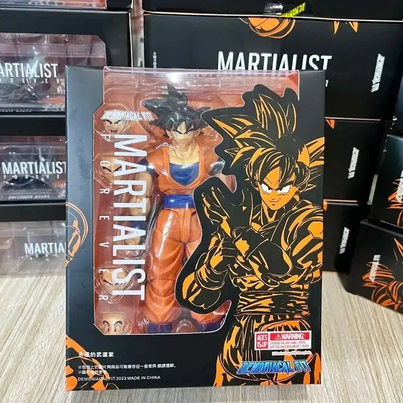 In Stock]Demoniacal Fit Dragon Ball Goku 3.0 Anime Figure Martialist Forever New Body Action Figures Statue Model Doll Toy