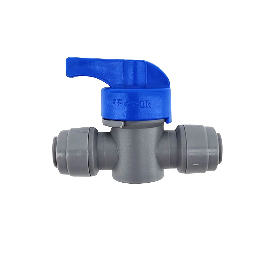 KegLand Monotight - 6.35mm(1/4inch)Ball Valve Push in Fittings Plastic Quick Conector Beer Hose Tube Joints