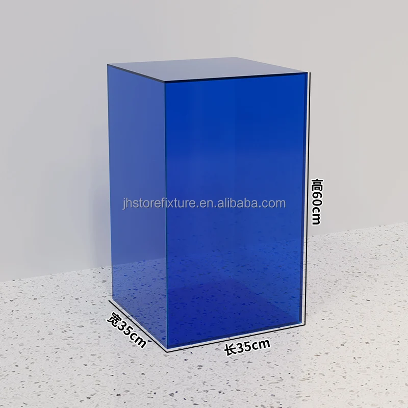 Nuovo stock di arrivo espositore in acrilico cuboide decorazioni di nozze set da esposizione da tavolo da dessert con sconto favorevole