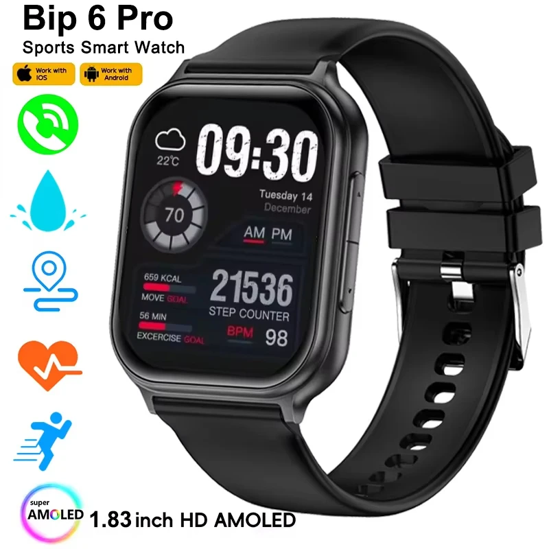 

2026 New hot Sports Smart Watch Men Women Outdoor Fitness Heart Rate GPS Track IP68 Waterproof Bluetooth Call Smartwatches Gift