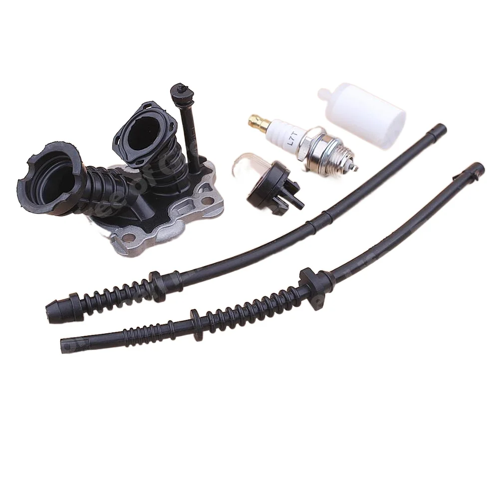 Intake Manifold Pipe Fuel Filter Return Line Kit For Husqvarna 445 445E 450 450E Chainsaw Engine Motor Parts