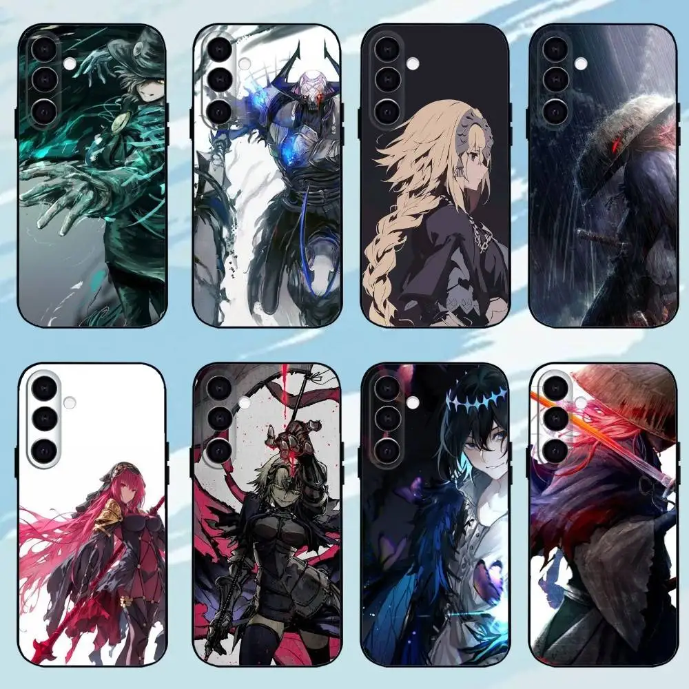 

Game F-Fate Grand Order Black Shell Phone Case For Samsung Galaxy A73,A72,A71,A70,A53,A52,A51,Others Soft Black Shell