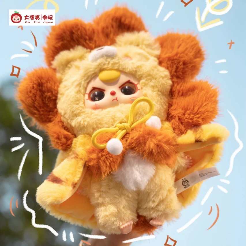

Genuine New Baby Three 'I Am Not A Warrior' Series Blind Box Trendy Pendant Doll Toy Mystery Ornament Holiday Gift For Kids