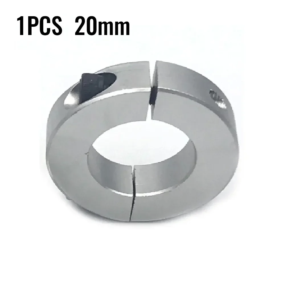 YTOM Aluminum Alloy Fixed Rings Clamp Collar Double Split 13mm To 30mm Inside Diameter Shaft Collar Clamp Type Fixed Stop Ring