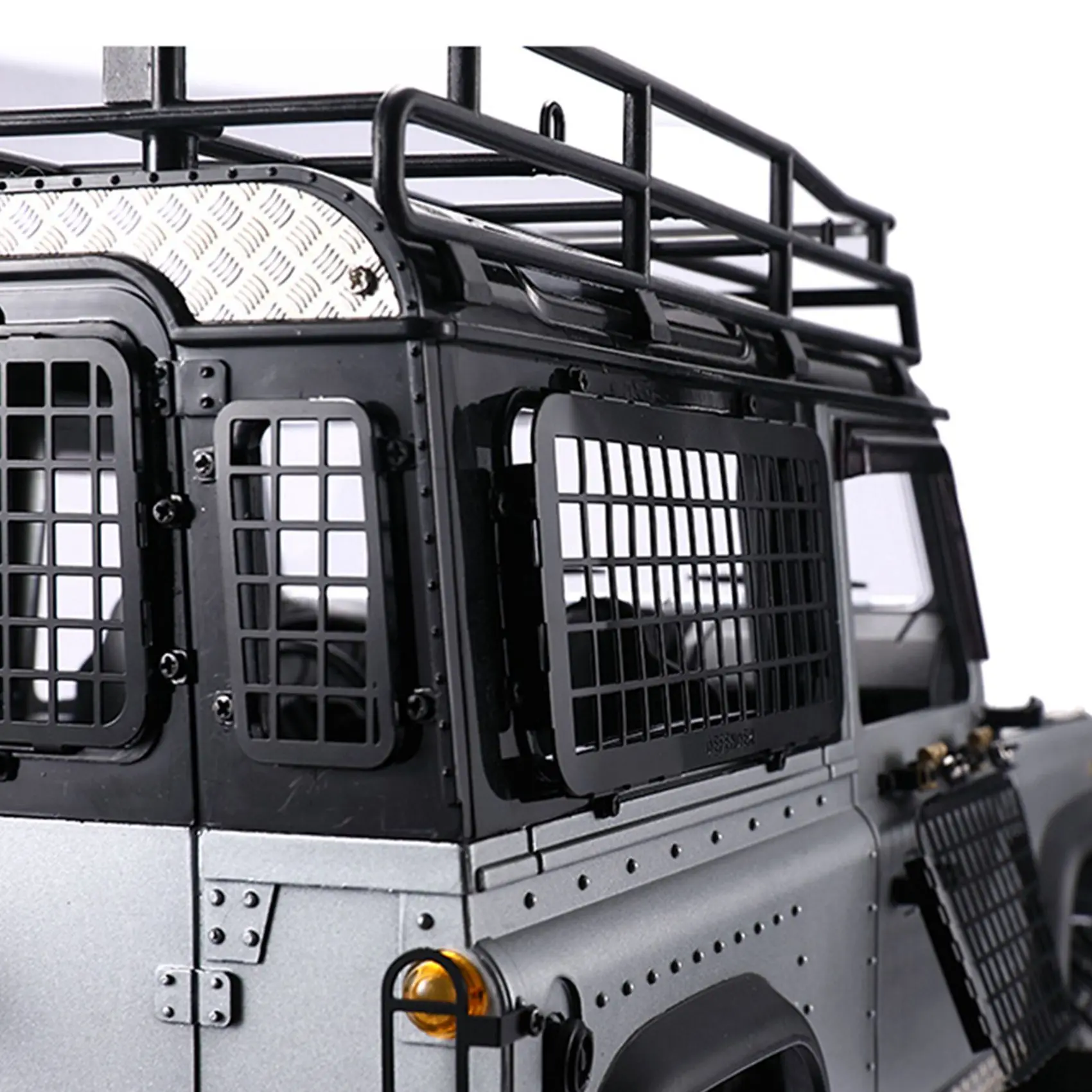 B78B-Voor MN D90 D99S MN99S Achter Lampenkap Achteruitrijlamp Licht Cover & Stereoscopische Achterruit Mesh Beschermende Netto