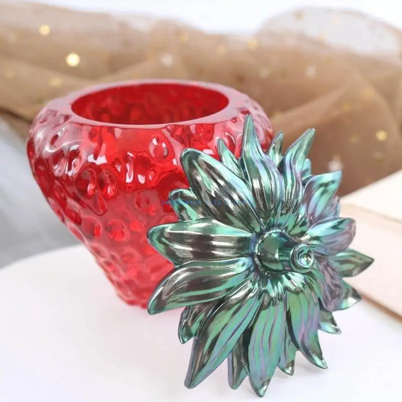 

D5QB Candy Container Resin Mold Fashion Jewelry Storage Box Epoxy Resin Casting Mold
