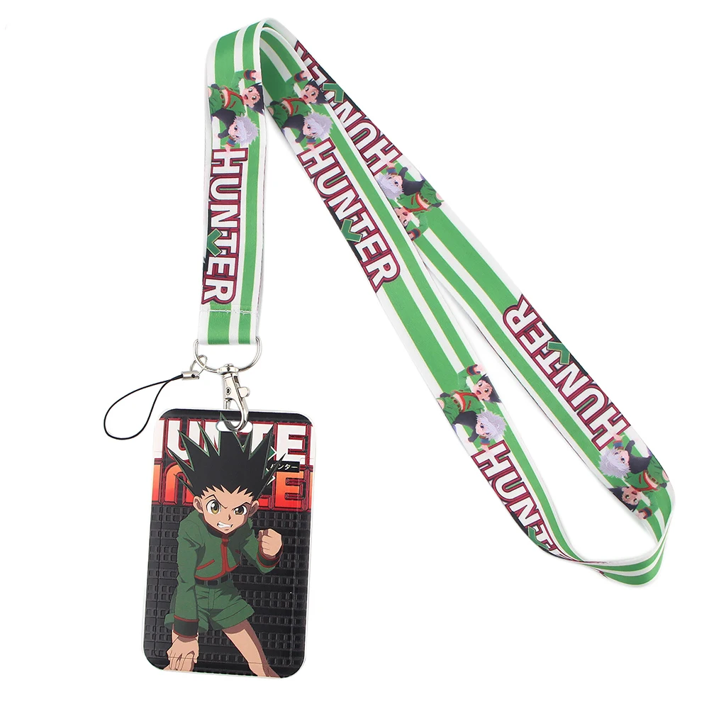 Japanese Anime Manga Credential Holder Neck Strap Lanyards ID Badge Card Holder Keychain Cell Phone Strap