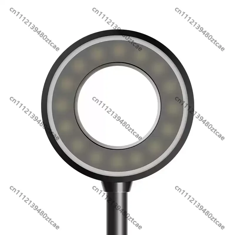 Compact Microscope Ring Light Source Single‑Tube Fill Light For Industrial Lens Brightness Adjustable Microscope Illumination