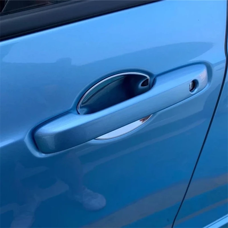 

WELKINRY For Honda Fit Jazz GR 4th Generation 2020-2025 ABS chrome Outer Car Body Door Cup Bowl Handle Doorknob Cap Cover Trim