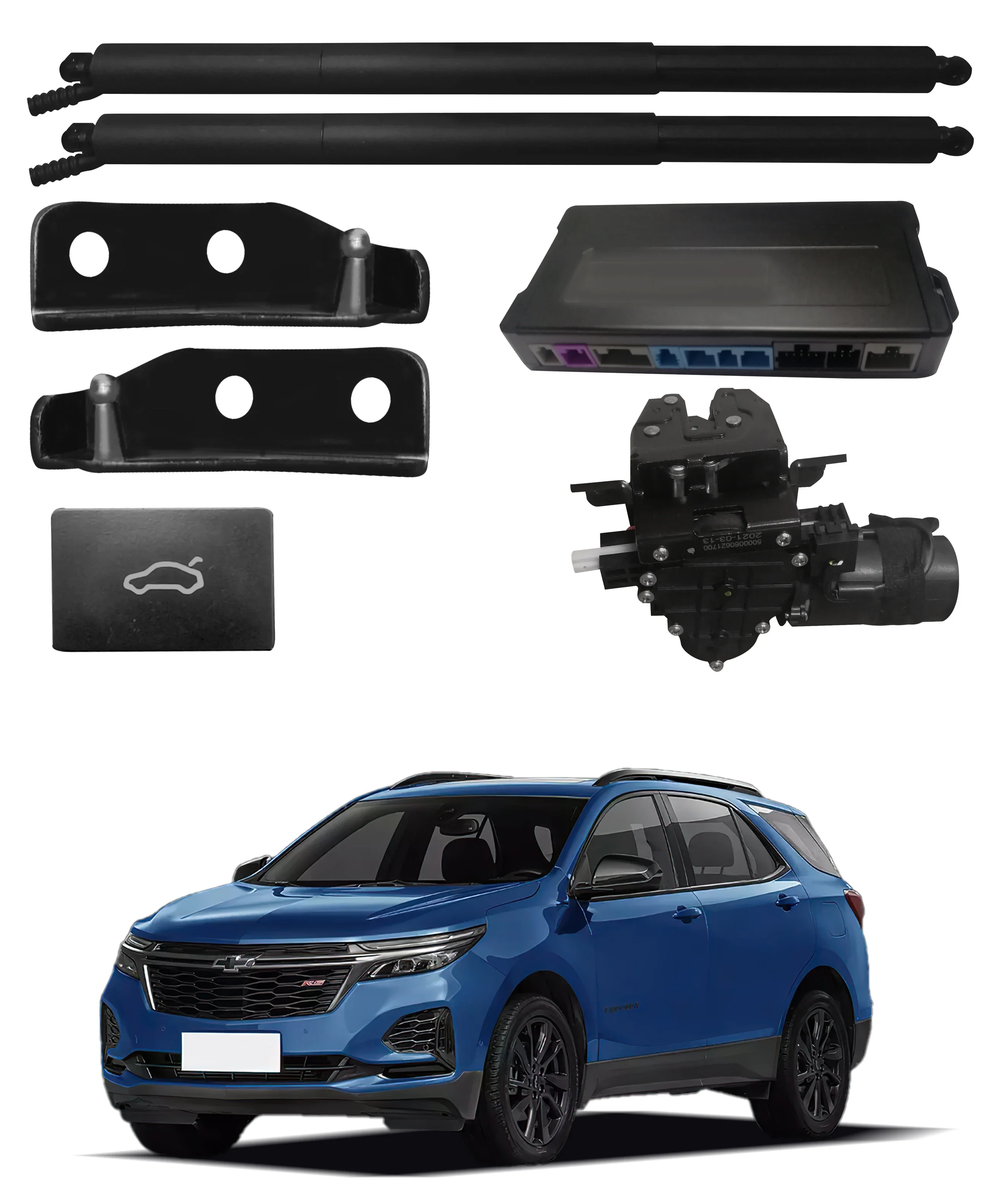 فتاحة صندوق السيارة الكهربائية الذكية بدون استخدام اليدين رافعة الباب الخلفي الكهربائية الأوتوماتيكية لسيارة شيفروليه الاعتدال 2017+ (مستشعر القدم اختياري) #1