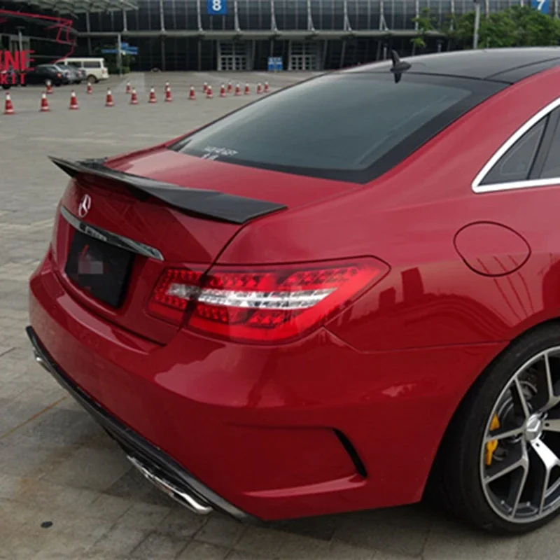

W207 C207 Carbon Fiber Trunk Spoiler R Wing For Mercedes E Class Coupe 2010 - 2017 E200 E250 E300
