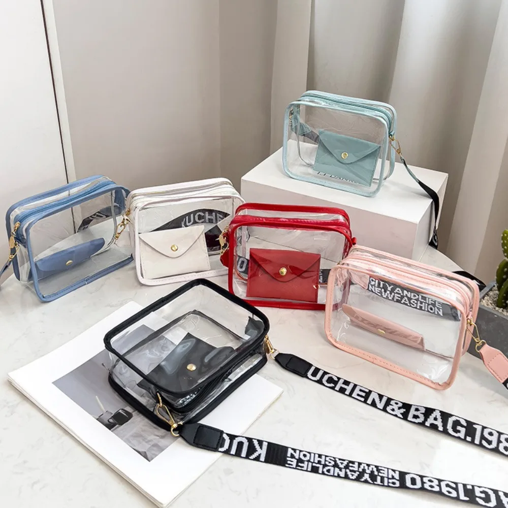 Casual PVC Crossbody Bags Handbag with Small Phone Bags Shoulder Bag Small Square Bag Women