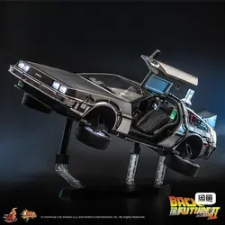 HotToys-delorean-収集可能な車両,素晴らしいクリスマスギフト,未来へのバック,1/6スケール,1:6,mms636,72cm