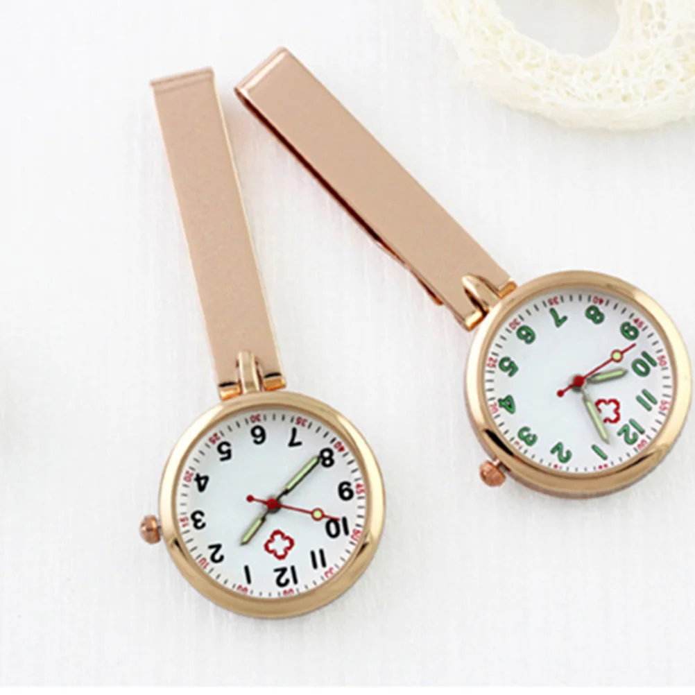ساعة جيب ممرضة إبداعية متينة للاستخدام الآمن، عدد واضح، إضاءة ليلية، تصميم رائع، هدية عصرية للموظفين الطبيين