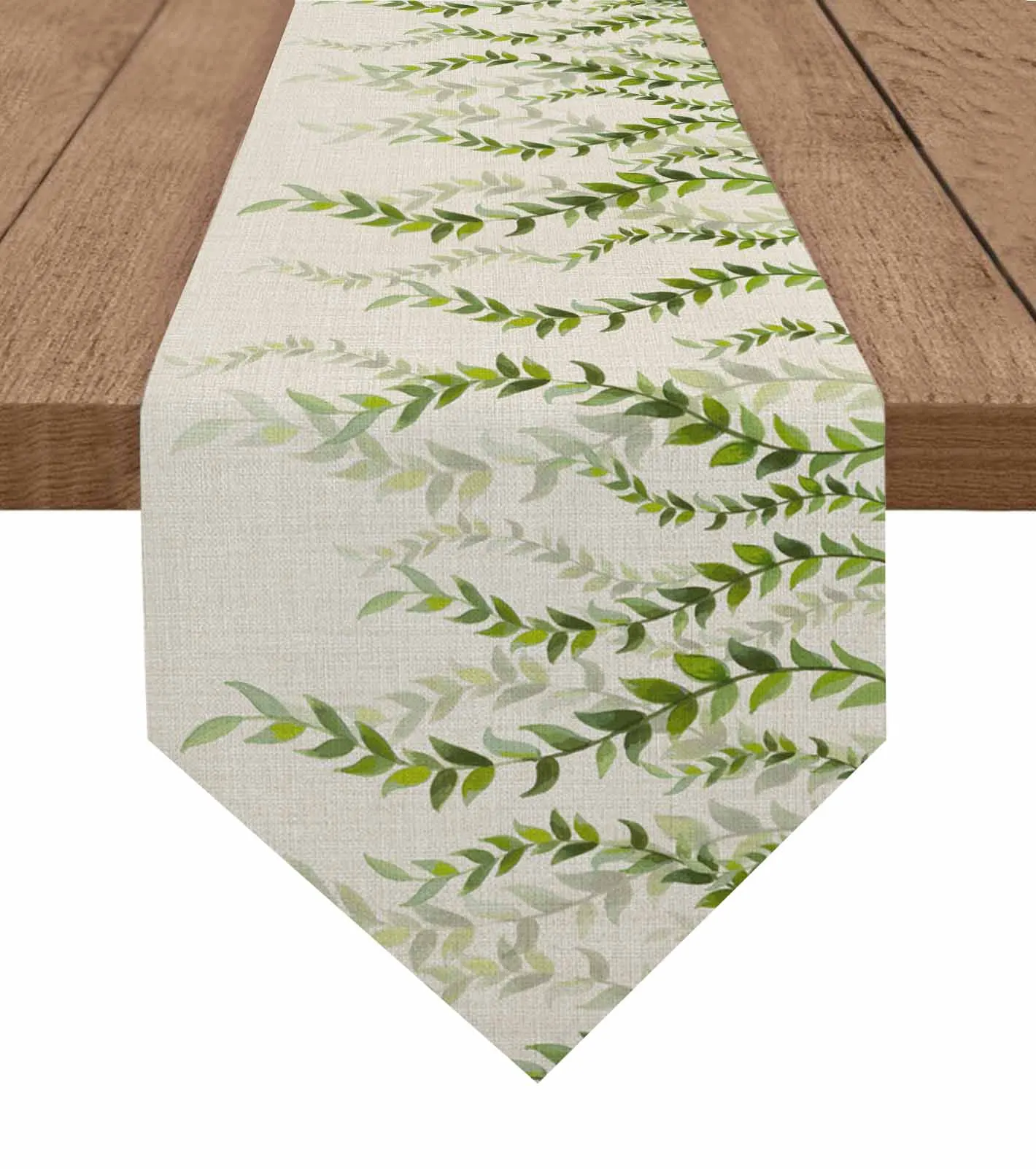 

Plant Leaves Vine Table Runner Wedding Party Decor Tablecloth Holiday Kitchen Table Decor Table Runner