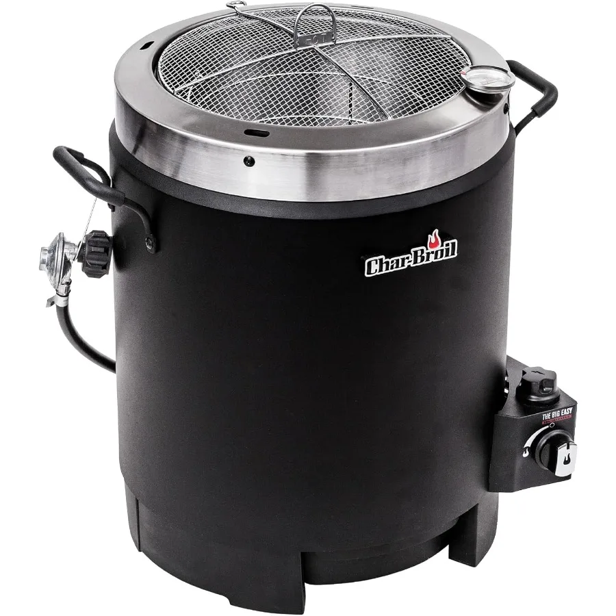 ビッグイージー TRUInfrared Cooking Technology プロパンガス ステンレススチール オイルレス ターキーフライヤー ブラック 17102065