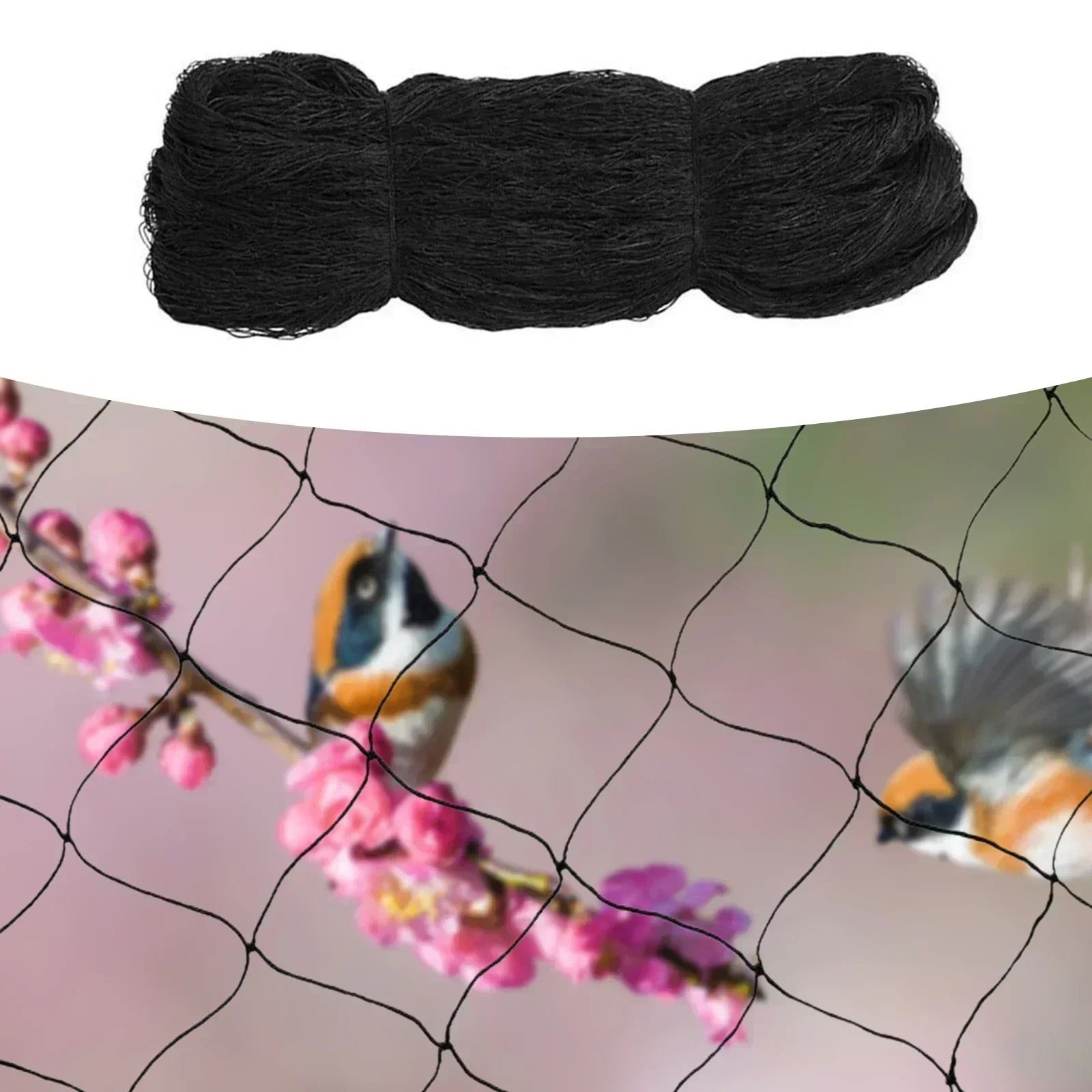 

100' x 50' Heavy Duty Garden Netting with 1.97" Square Mesh, UV-Stabilized Barrier for Fruit Trees, Plants, Chicken Coop