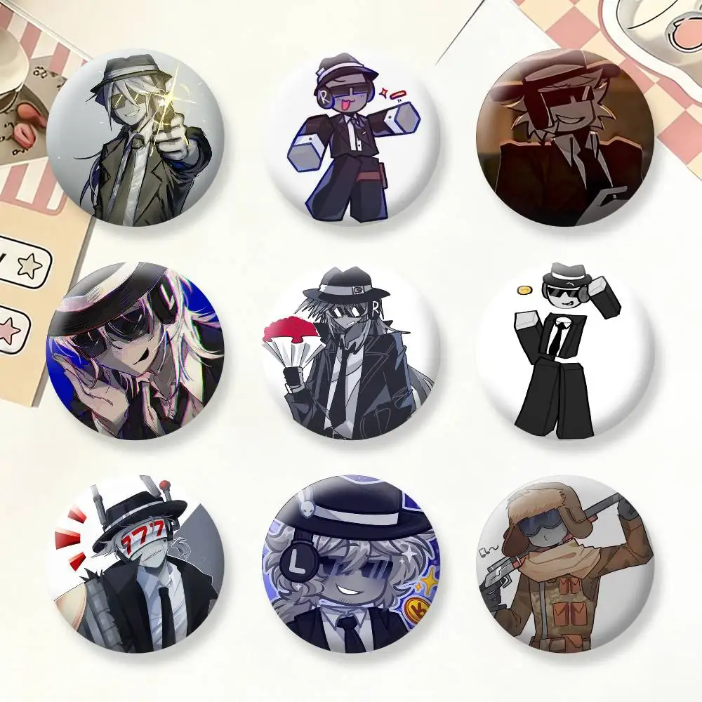 

F-ForsakenS Chance Brooches Cartoon Badge Pins Backpack Hat Accessories Friend Gift