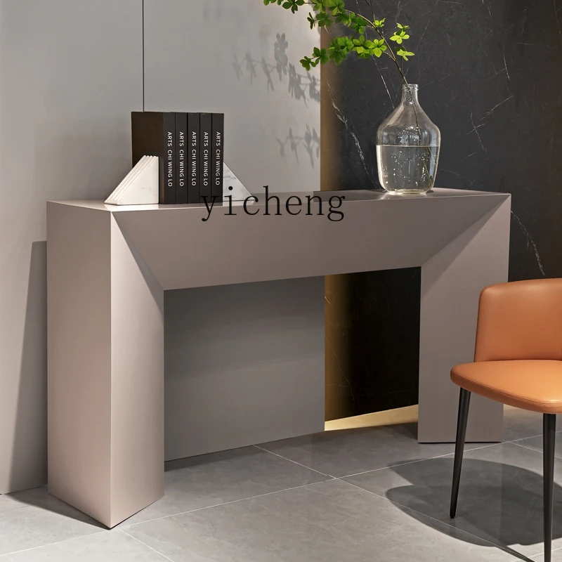 

TQQ Minimalist Entry Entrance Desk Simple Modern Door Bar Bar Villa End View Desk