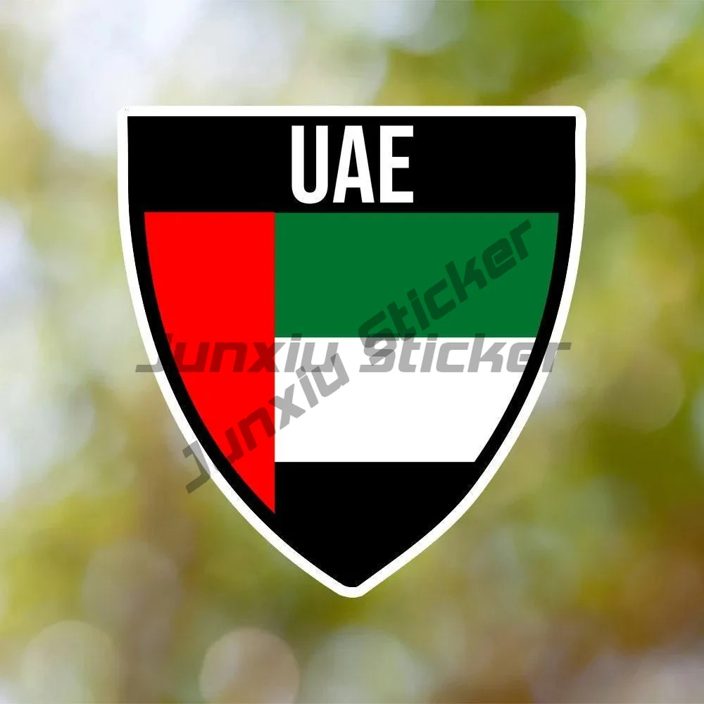 مرحبا بكم في الإمارات العربية المتحدة ملصق علم الإمارات العربية المتحدة جولة العلم ختم البيضاوي الأبيض للماء الشارات الإبداع شخصية الديكور