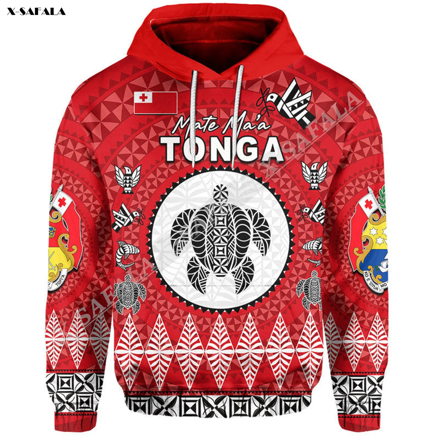 

Mate Ma A Tonga Ngatu Fonu Rugby 3D Print Hoodie Men's Adult Outwear Shirt Pullover Sweatshirt Jersey Jacket Clothing Apparel