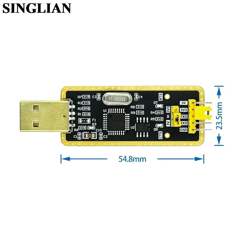 1set FT232 Module USB To Serial Port USB To TTL/upgrade Download/machine Brushing Board FT232BL/RL With Dupont Line